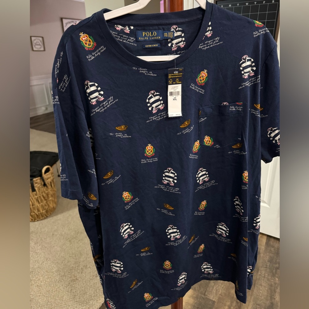 Polo Ralph Lauren: Multi Bear T-Shirt{Size XXL}{Newport Navy}{Limited Edition}